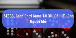 ST666_Cách Chơi Game Tài Xỉu Dễ Hiểu Cho Người Mới