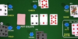 Cách bỏ bài trong Poker Texas Hold'em no limit
